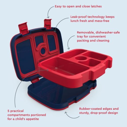 Bentgo UK - Bentgo Kids Prints (2-Pack) Kids Lunch Box UK 2367-FWJUI - Image 6