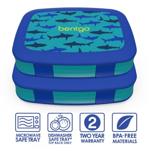 Bentgo Kids Prints (2-Pack) Kids Lunch Box UK | Bentgo UK 1936-LSXNA - Image 2