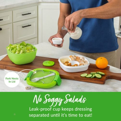 Bentgo 2-Pack Salad Container UK | Bentgo UK 4078-JFVDL - Image 4