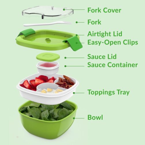 Bentgo 2-Pack Salad Container UK | Bentgo UK 4078-JFVDL - Image 6