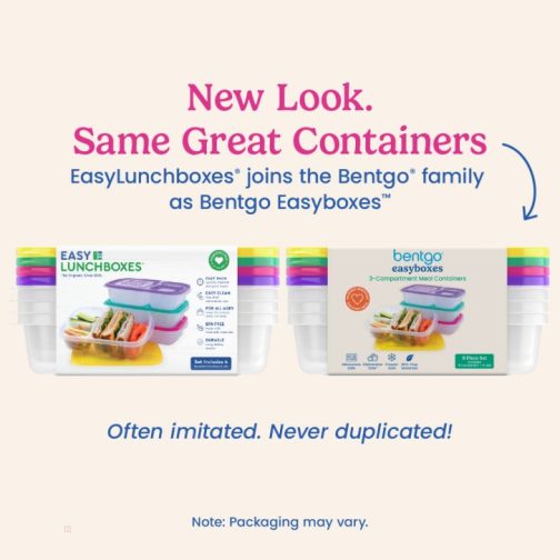 Bentgo Easyboxes 3-Compartment 8-Piece Set Food Containers UK | Bentgo UK 3617-QEBHW - Image 4