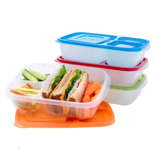 Bentgo Food Containers UK - Bentgo Easyboxes 3-Compartment 8-Piece Set UK 0426-KBDGF