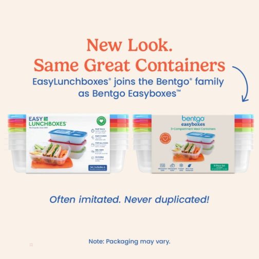 Bentgo Food Containers UK - Bentgo Easyboxes 3-Compartment 8-Piece Set UK 0426-KBDGF - Image 4