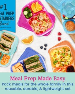 Bentgo Food Containers UK – Bentgo Easyboxes 3-Compartment 20-Piece Set UK 3086-UKXCL