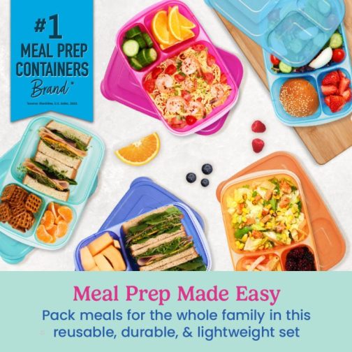 Bentgo Food Containers UK - Bentgo Easyboxes 3-Compartment 20-Piece Set UK 3086-UKXCL - Image 2