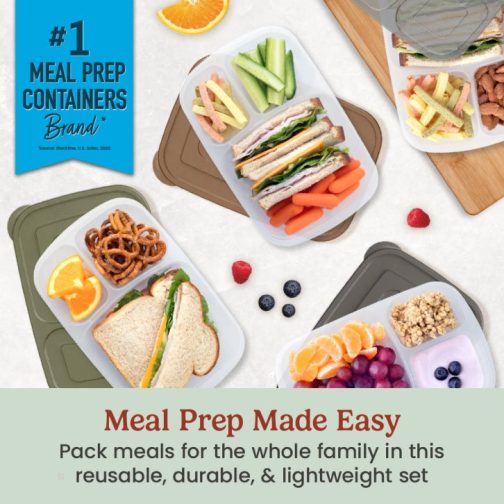 Bentgo UK - Bentgo Easyboxes 3-Compartment 8-Piece Set Food Containers UK 0734-OTHKP - Image 2