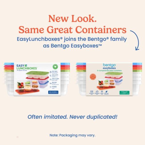 Bentgo Easyboxes 5-Compartment 8-Piece Set Food Containers UK | Bentgo UK 6530-PIMTV - Image 4