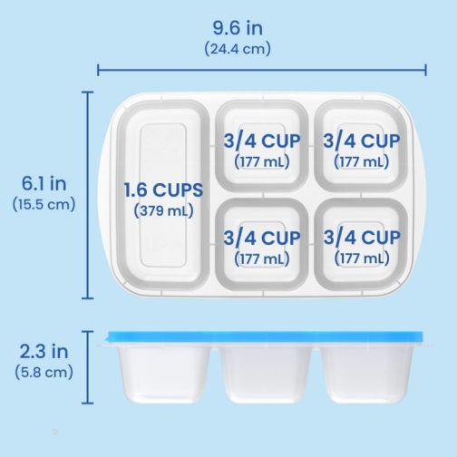 Bentgo Easyboxes 5-Compartment 8-Piece Set Food Containers UK | Bentgo UK 6530-PIMTV - Image 5