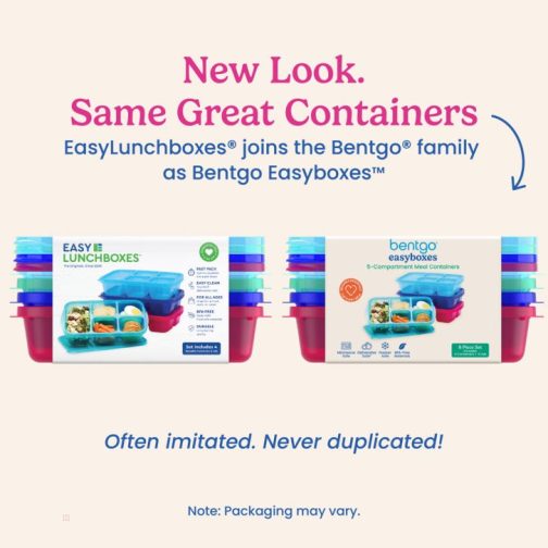 Bentgo Meal Containers UK - Bentgo Easyboxes 5-Compartment 8-Piece Set Food Containers UK 6504-PIUFY - Image 3