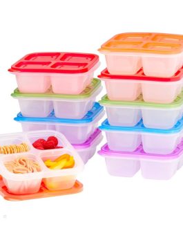 Bentgo Meal Containers UK – Bentgo Easyboxes 4-Compartment 20-Piece Set Snack Container UK 9473-CINFR