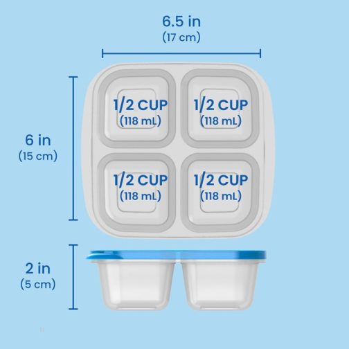 Bentgo Meal Containers UK - Bentgo Easyboxes 4-Compartment 20-Piece Set Snack Container UK 9473-CINFR - Image 2