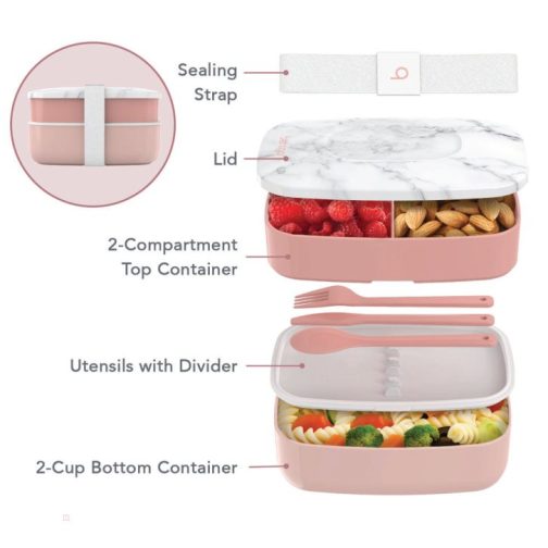 Bentgo Deluxe 4-Piece Lunch Set UK | Bentgo UK 0654-RPFAB - Image 4