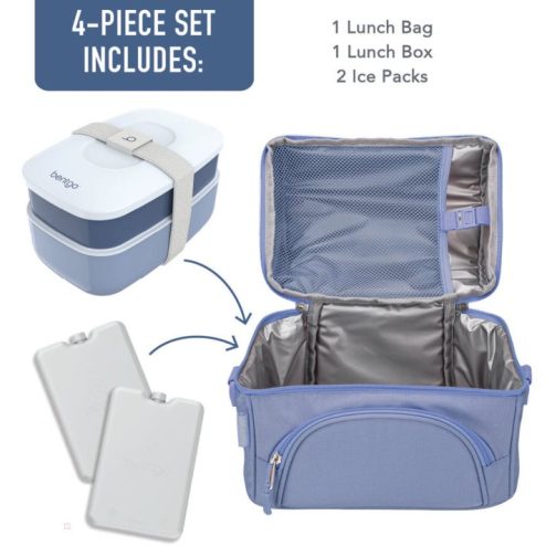 Bentgo Lunch Box UK - Bentgo Deluxe 4-Piece Lunch Set UK 7405-QYJMT - Image 3