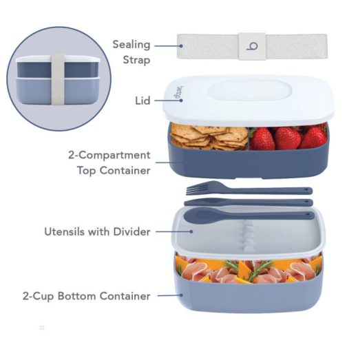 Bentgo Lunch Box UK - Bentgo Deluxe 4-Piece Lunch Set UK 7405-QYJMT - Image 4