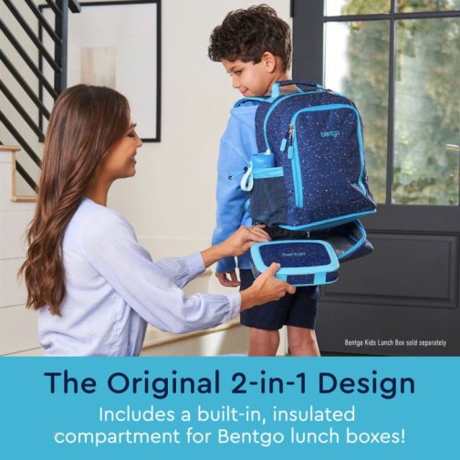 Bentgo Kids Lunch Bag Kids 2-in-1 Backpack UK | Bentgo UK 4195-AWMIZ - Image 2