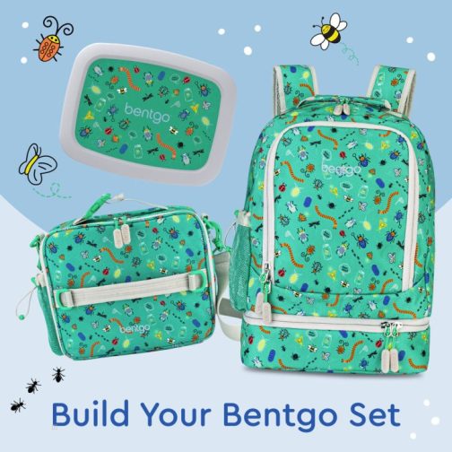 Bentgo Kids Prints Lunch Bag Kids 2-in-1 Backpack UK | Bentgo UK 3401-HYVAI - Image 4