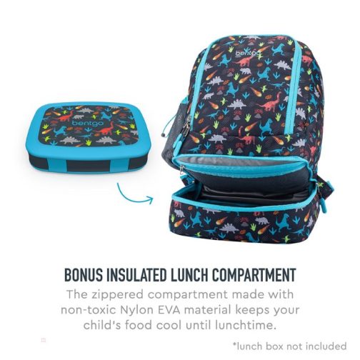 Bentgo UK - Bentgo Kids Prints Lunch Bag Kids 2-in-1 Backpack UK 6704-OEBTY - Image 3