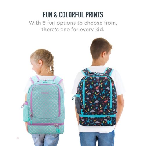 Bentgo UK - Bentgo Kids Prints Lunch Bag Kids 2-in-1 Backpack UK 6704-OEBTY - Image 5