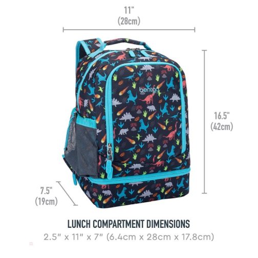 Bentgo UK - Bentgo Kids Prints Lunch Bag Kids 2-in-1 Backpack UK 6704-OEBTY - Image 7