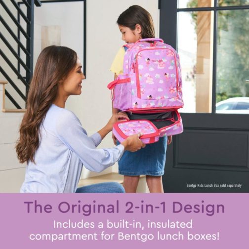 Bentgo Kids Prints Lunch Bag Kids 2-in-1 Backpack UK | Bentgo UK 8241-HBRIS - Image 7