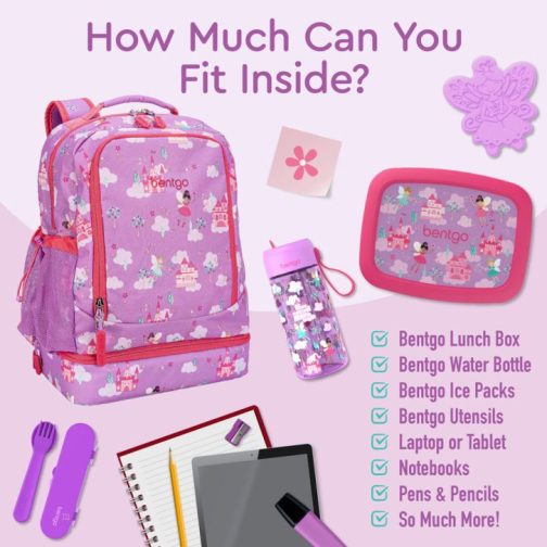 Bentgo Kids Prints Lunch Bag Kids 2-in-1 Backpack UK | Bentgo UK 8241-HBRIS - Image 9