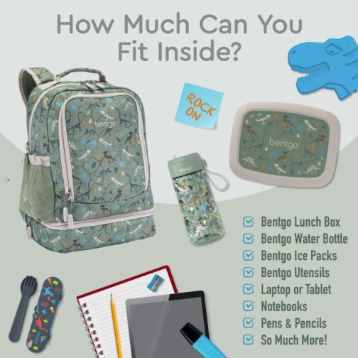 Bentgo 2-in-1 Backpack UK - Bentgo Kids Prints Lunch Bag Kids UK 6475-SORLX - Image 52