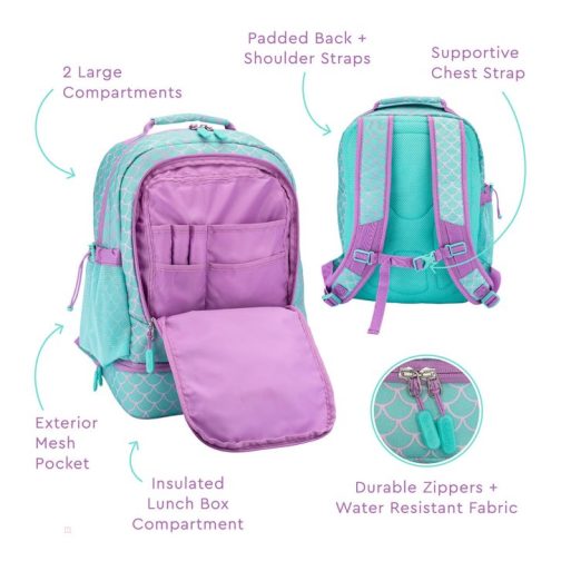 Bentgo Kids Prints Lunch Bag Kids 2-in-1 Backpack UK | Bentgo UK 8796-MLUKR - Image 6
