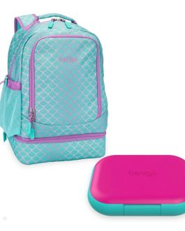 Bentgo Bags UK – Bentgo Kids Chill Lunch Box & Prints Kids Backpack UK 5349-DWHBP