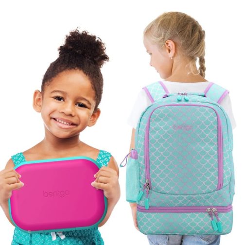 Bentgo Bags UK - Bentgo Kids Chill Lunch Box & Prints Kids Backpack UK 5349-DWHBP - Image 3