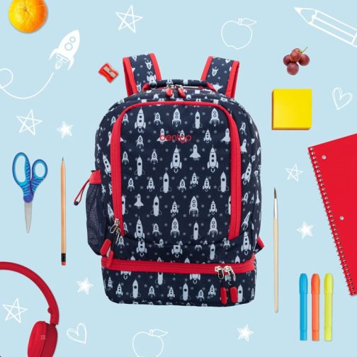 Bentgo 2-in-1 Backpack UK - Bentgo Kids Prints Lunch Bag Kids UK 5701-XBDFV - Image 2