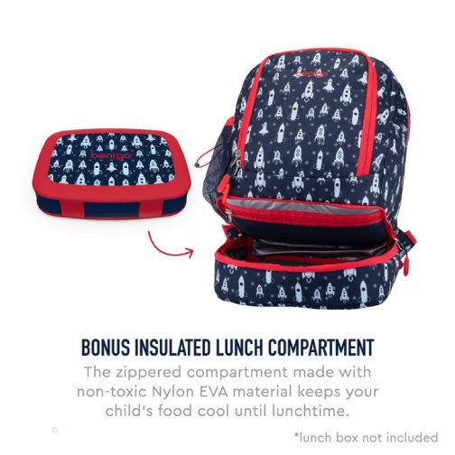 Bentgo 2-in-1 Backpack UK - Bentgo Kids Prints Lunch Bag Kids UK 5701-XBDFV - Image 3