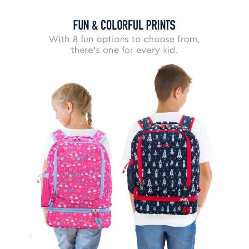 Bentgo 2-in-1 Backpack UK - Bentgo Kids Prints Lunch Bag Kids UK 5701-XBDFV - Image 5