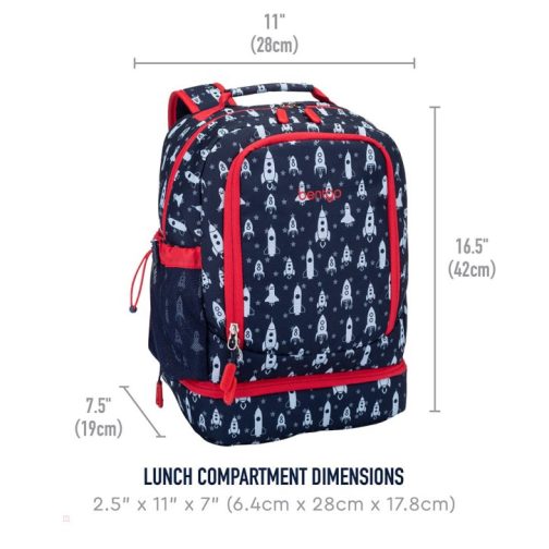 Bentgo 2-in-1 Backpack UK - Bentgo Kids Prints Lunch Bag Kids UK 5701-XBDFV - Image 7