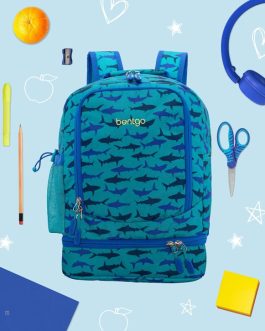 Bentgo Kids Prints Lunch Bag Kids 2-in-1 Backpack UK | Bentgo UK 0234-PEORW