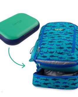 Bentgo Kids Chill Lunch Box & Prints Kids Backpack UK | Bentgo UK 5376-XTDOC