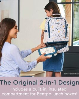 Bentgo Bags UK – Bentgo Kids Prints Lunch Bag Kids 2-in-1 Backpack UK 9836-SLMTX