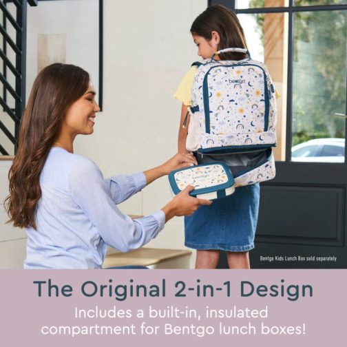 Bentgo Bags UK - Bentgo Kids Prints Lunch Bag Kids 2-in-1 Backpack UK 9836-SLMTX - Image 50