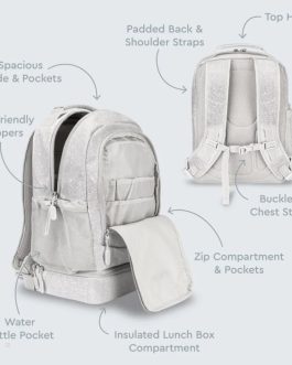 Bentgo Kids Lunch Bag Kids 2-in-1 Backpack UK | Bentgo UK 3610-IGBXF