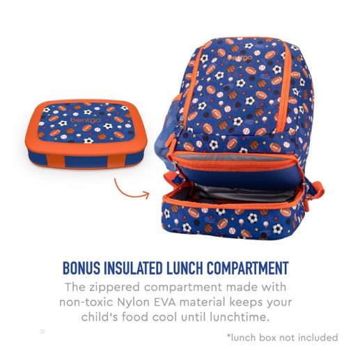 Bentgo Kids 2-in-1 Backpack UK - Bentgo Kids Prints Lunch Bag UK 0715-SHBAV - Image 3