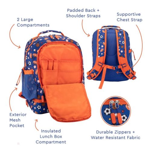 Bentgo Kids 2-in-1 Backpack UK - Bentgo Kids Prints Lunch Bag UK 0715-SHBAV - Image 6