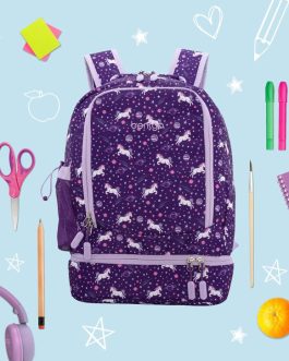Bentgo Kids Prints Lunch Bag Kids 2-in-1 Backpack UK | Bentgo UK 6925-PVJSO