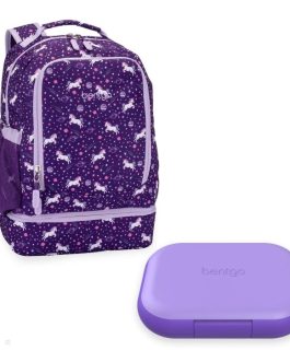 Bentgo UK – Bentgo Kids Chill Lunch Box & Prints Kids Backpack UK 4783-LAPTS