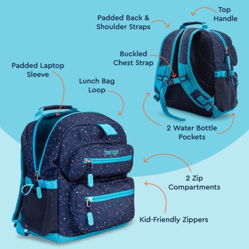 Bentgo Bags UK - Bentgo Kids Kids Backpack UK 0274-TXFMZ - Image 3