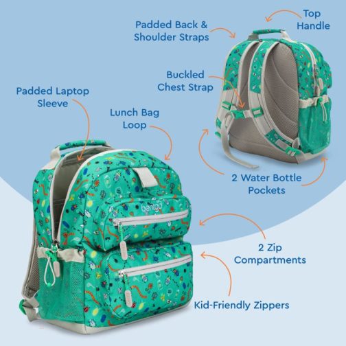 Bentgo UK - Bentgo Kids Prints Kids Backpack UK 3982-EPFGL - Image 2