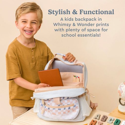 Bentgo Kids Whimsy & Wonder Kids Backpack UK | Bentgo UK 0128-SIAMV - Image 2