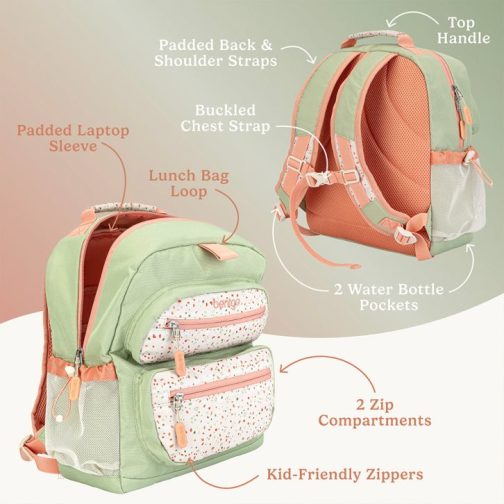 Bentgo Kids Backpack UK - Bentgo Kids Whimsy & Wonder UK 1349-BPHNT - Image 3