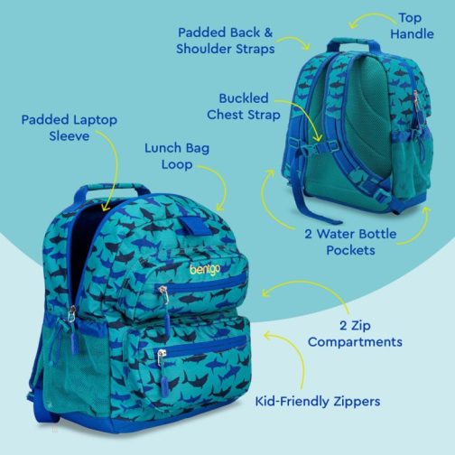 Bentgo Kids Prints Kids Backpack UK | Bentgo UK 7045-JAXRV - Image 2