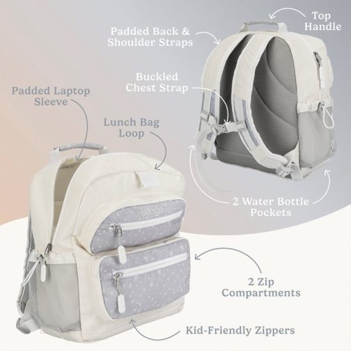 Bentgo Kids Whimsy & Wonder Kids Backpack UK | Bentgo UK 2469-XMPDL - Image 2