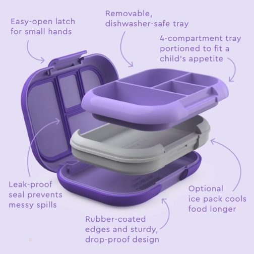Bentgo Lunch Box UK - Bentgo Kids Chill (2-Pack) Kids UK 8053-UNFWC - Image 5
