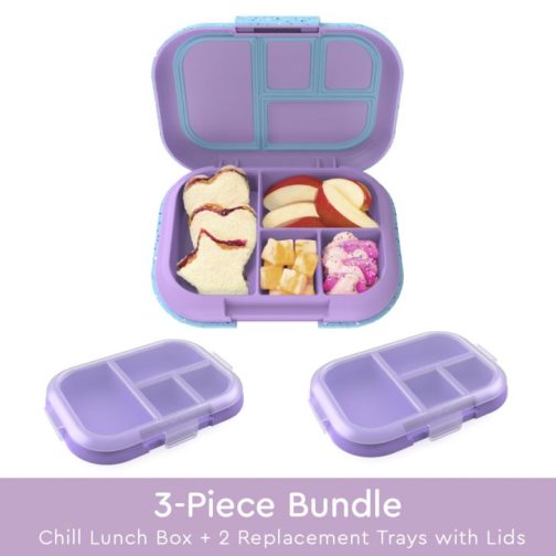 Bentgo Kids Chill Lunch Box & 2 Extra Trays with Lids Kids Lunch Box UK | Bentgo UK 9523-GVXMZ